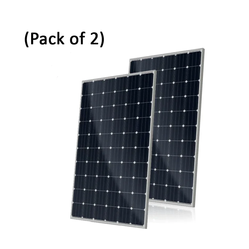 ZIEWNIC ( Pack Of 2 ) Solar Panel 180 Watts Mono Crystalline HALF CUT MONO PERC (180W) SK - 180P8 - 42M-S (6BB