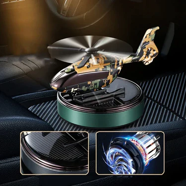 Car Air Freshener Car Solar Rotating Helicopter Aroma