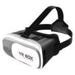 VR Box Version 2 3D Glasses with Remote-White &Black